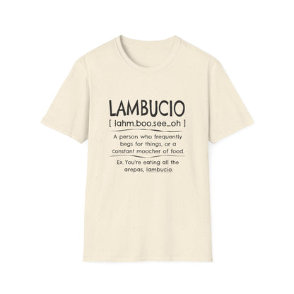Lambucio definition T-Shirt | Funny Foodie Phrase Tee