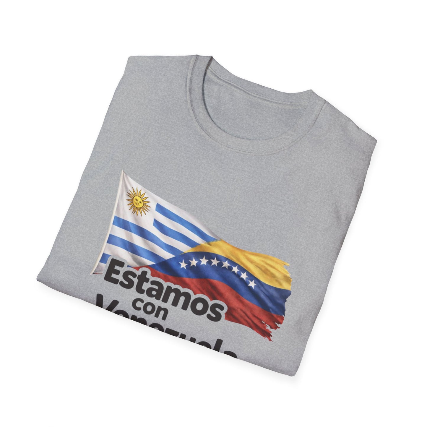 Uruguay Estamos con Venezuela T-Shirt | Venezuelan flag design, solidarity tee