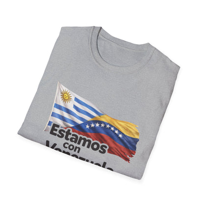 Uruguay Estamos con Venezuela T-Shirt | Venezuelan flag design, solidarity tee