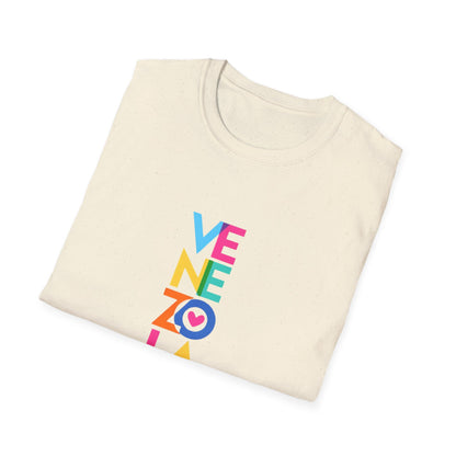 Venezolana Vertical Color Block T-Shirt | Venezuela Pride
