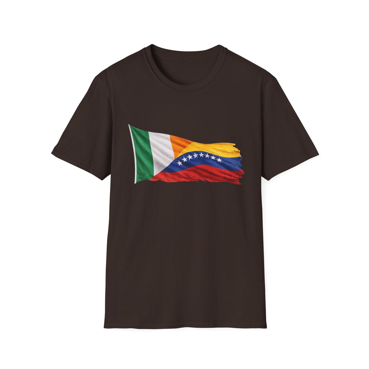 Venezuela Ireland Flag Mashup T-Shirt — Dual Heritage Pride Tee