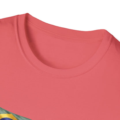 Brazil Estamos com a Venezuela T-Shirt | Waving Venezuela Flag Design
