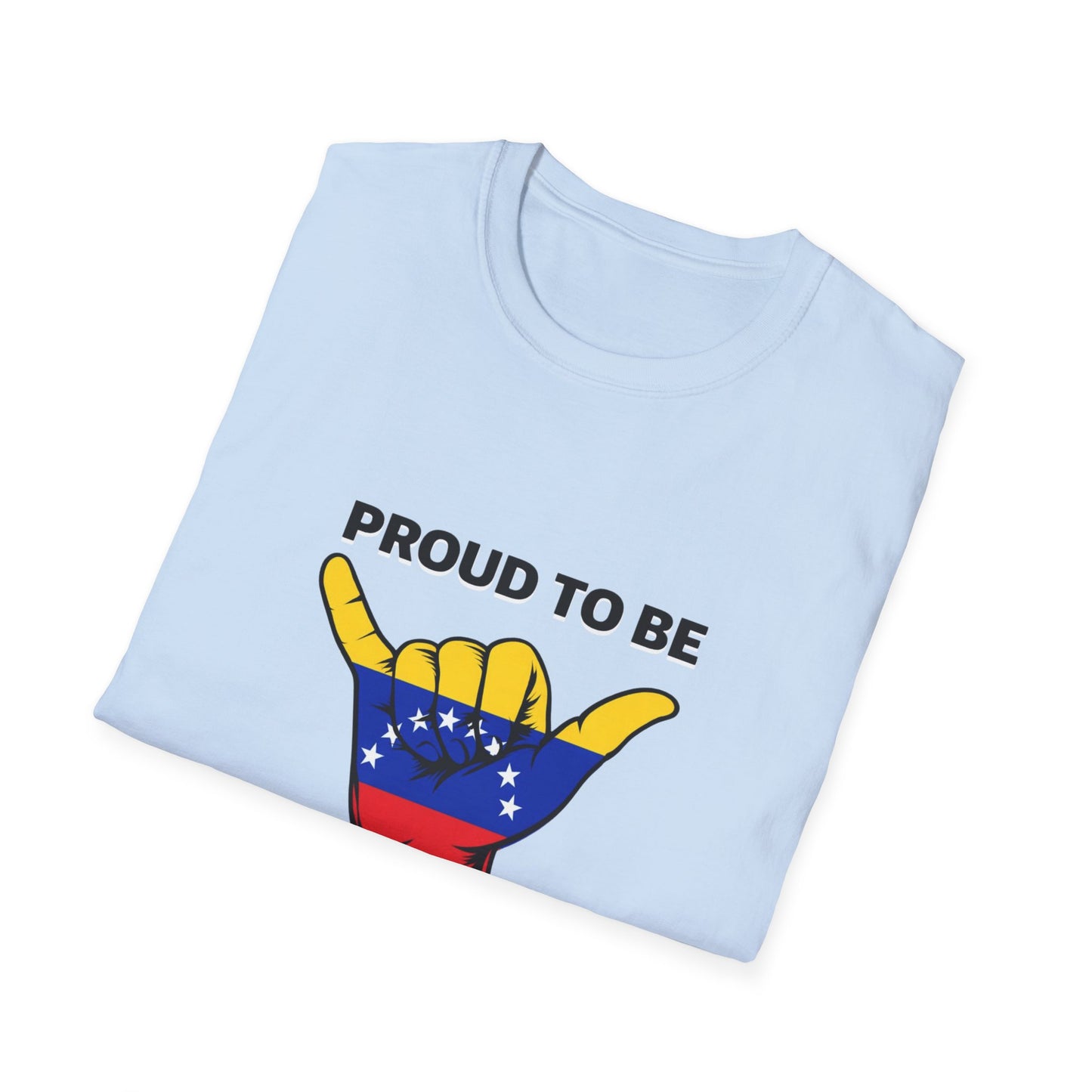 Proud to be Venezuelan T-Shirt | Venezuela Flag Shaka Graphic