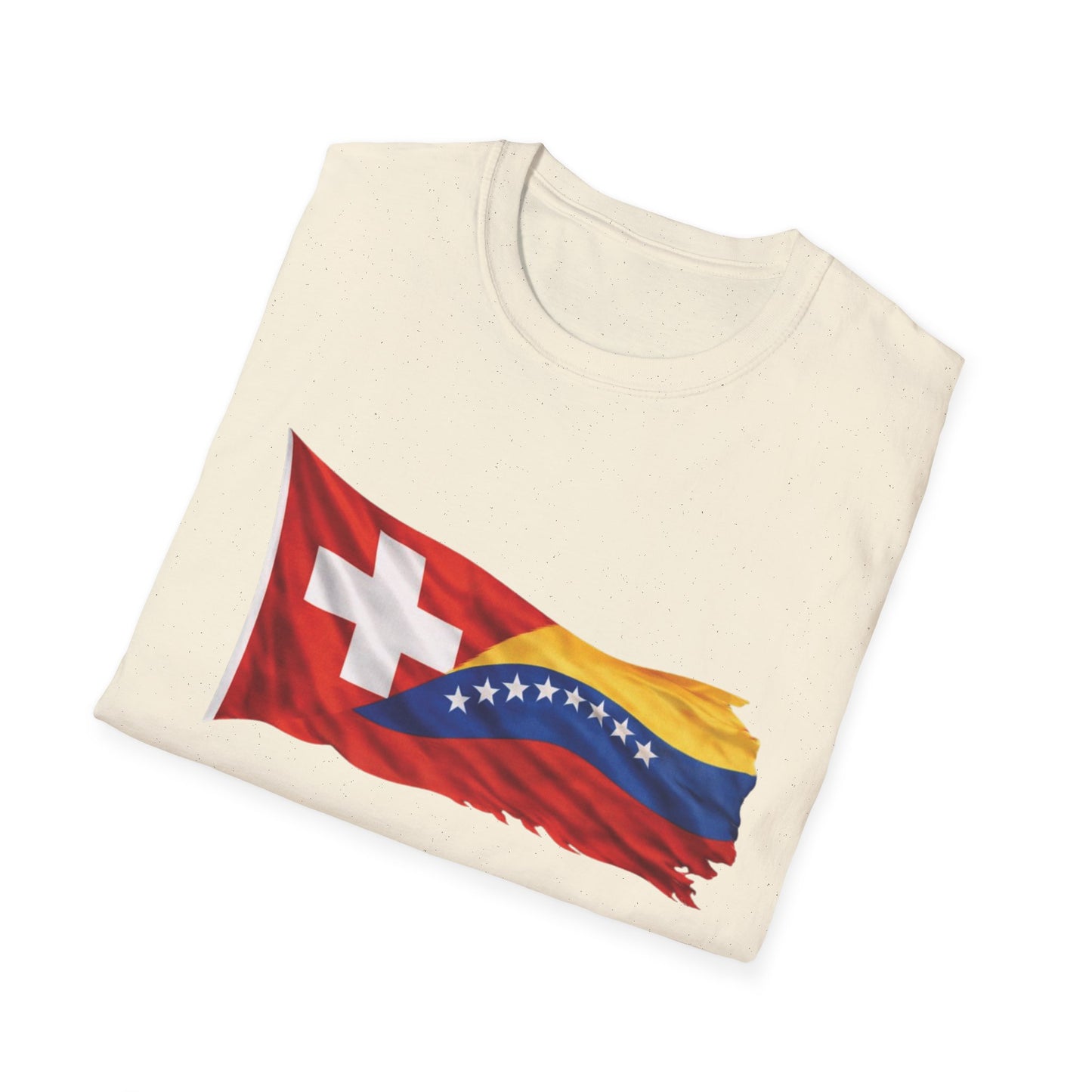 Venezuelan-Swiss Flag Graphic T-Shirt — Dual Heritage Pride Tee