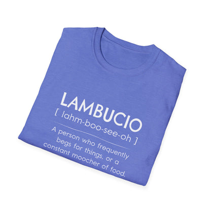 Lambucio definition T-Shirt | Funny Foodie Phrase Tee