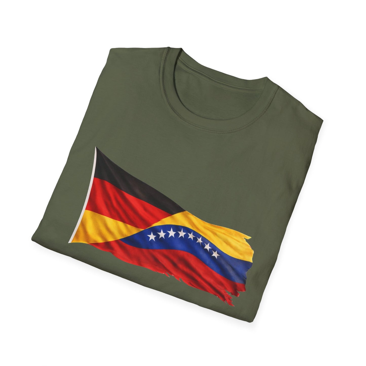 Venezuela Germany Flag Wave T-Shirt