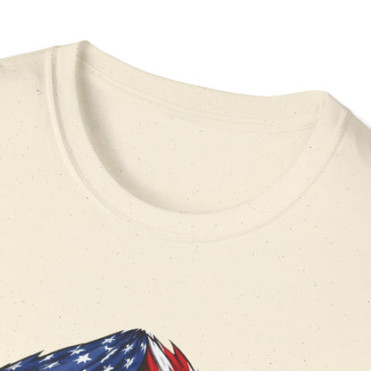 Venezuelan Flag Reveal T-Shirt | USA Flag Ripped Chest Design