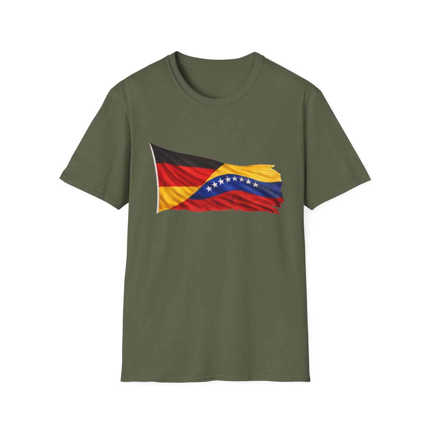 Venezuela Germany Flag Wave T-Shirt