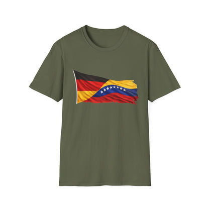 Venezuela Germany Flag Wave T-Shirt