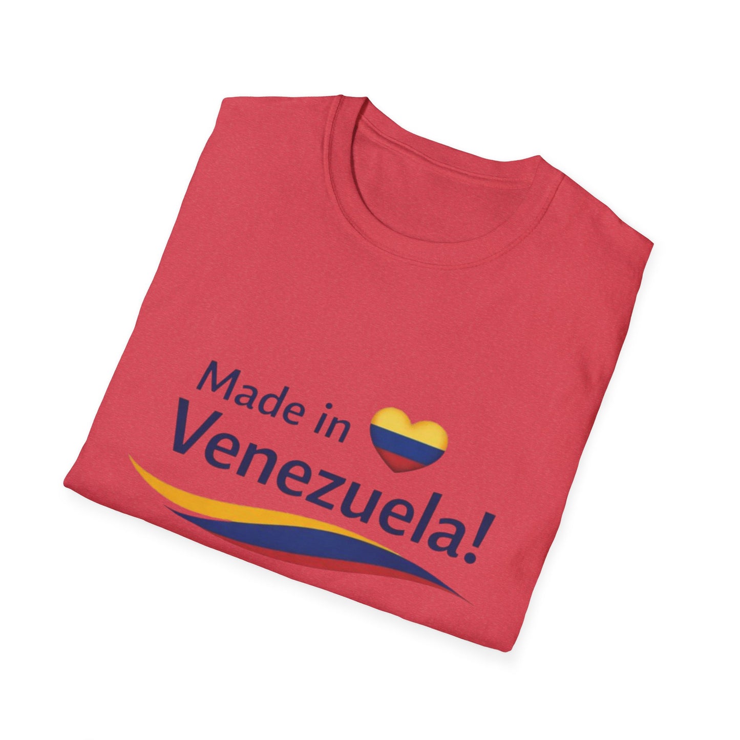 Made in Venezuela T-Shirt | Venezuela Flag Heart, Venezuelan Pride