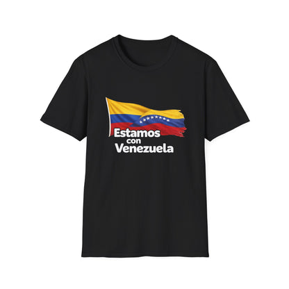 Colombia Estamos con Venezuela T-Shirt | Venezuelan Flag, Patriotic Shirt