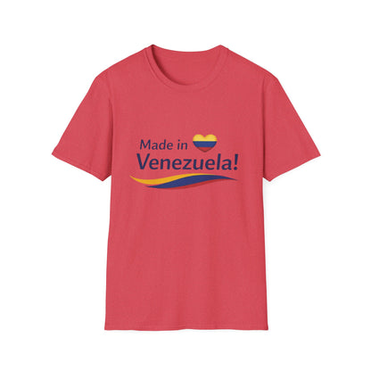 Made in Venezuela T-Shirt | Venezuela Flag Heart, Venezuelan Pride
