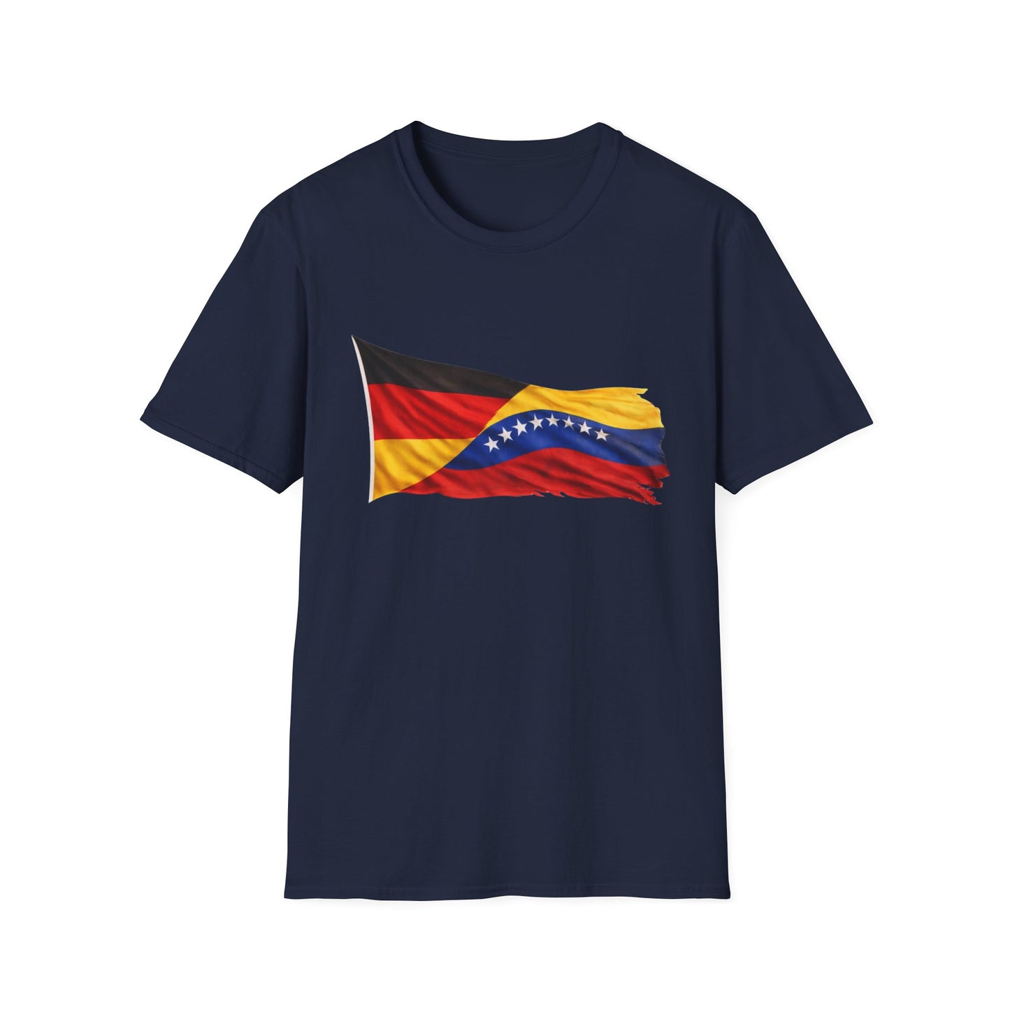 Venezuela Germany Flag Wave T-Shirt