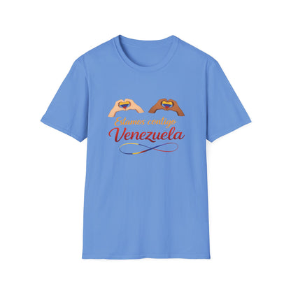 Estamos Contigo Venezuela T-Shirt | Heart Hands, Spanish Support Tee