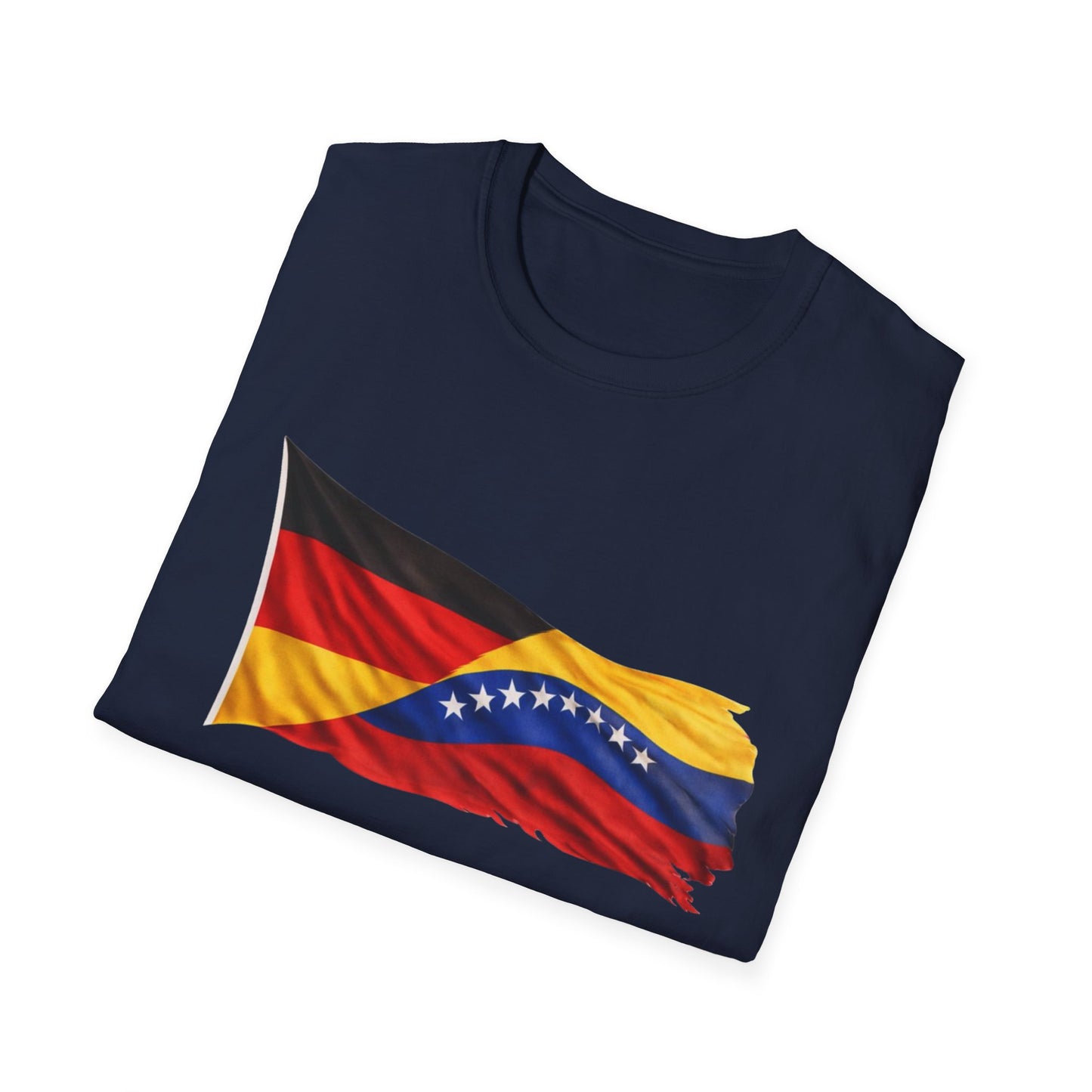 Venezuela Germany Flag Wave T-Shirt