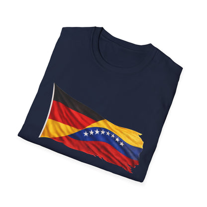 Venezuela Germany Flag Wave T-Shirt