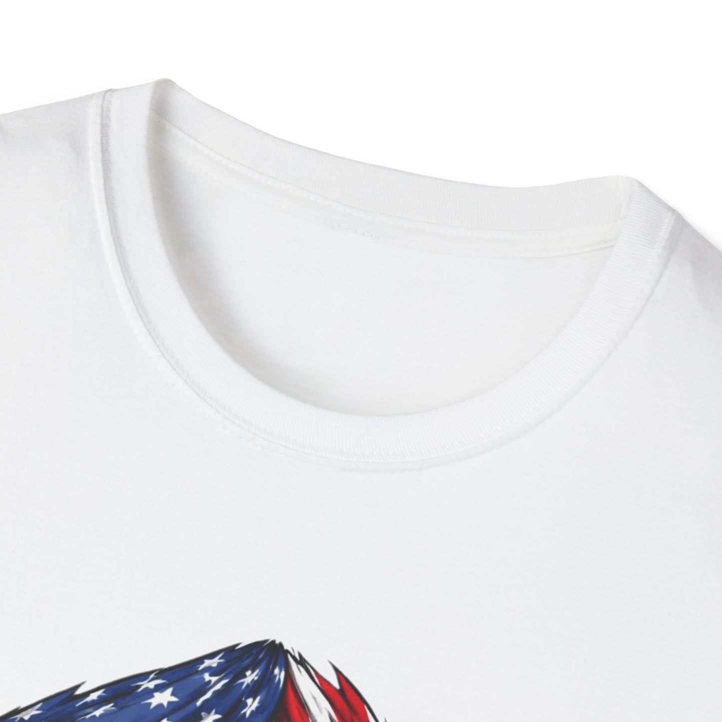 Venezuelan Flag Reveal T-Shirt | USA Flag Ripped Chest Design