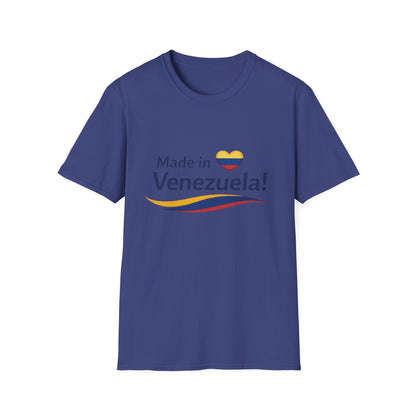 Made in Venezuela T-Shirt | Venezuela Flag Heart, Venezuelan Pride