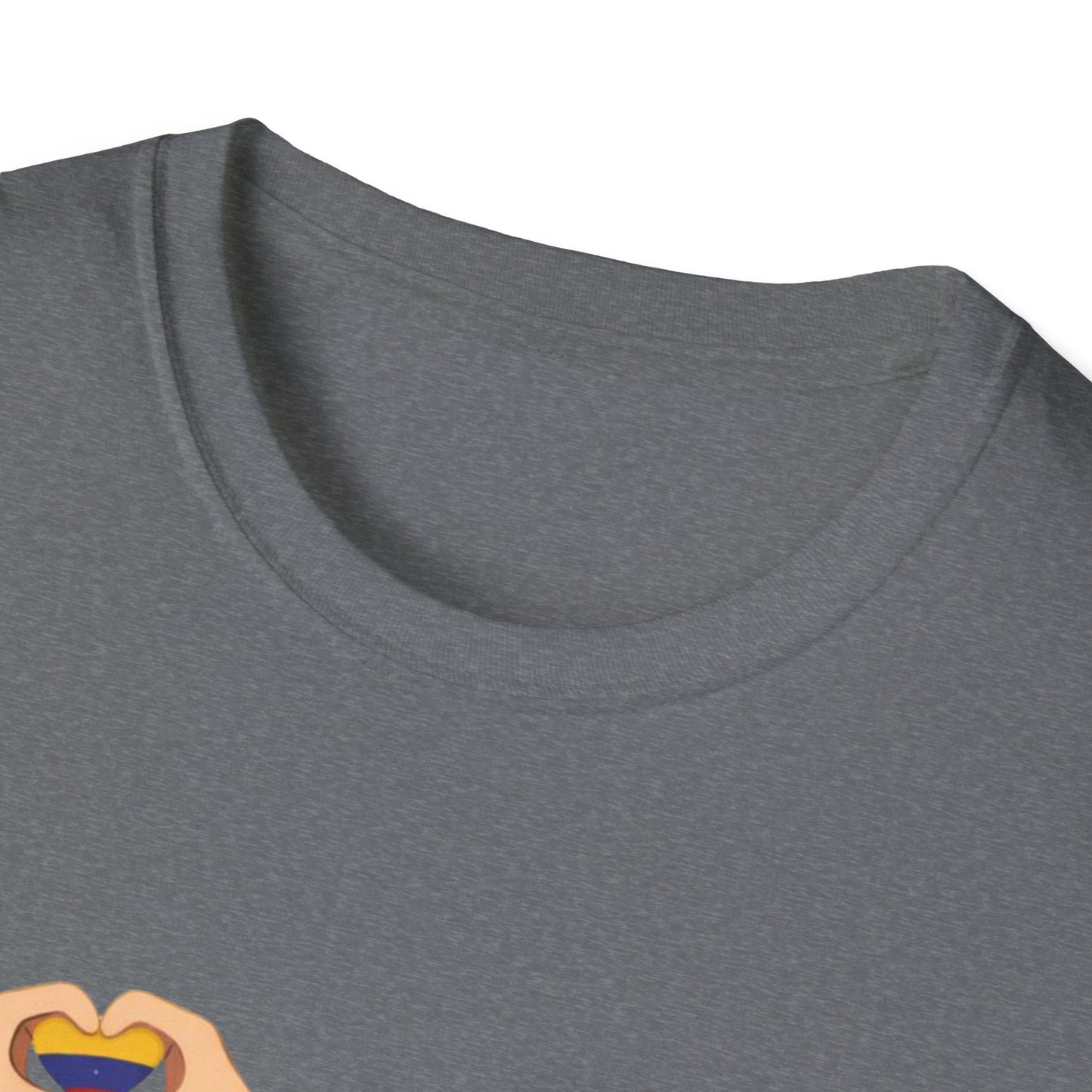 We're with you Venezuela T-Shirt | Heart Hands, Support, Venezuelan Colors