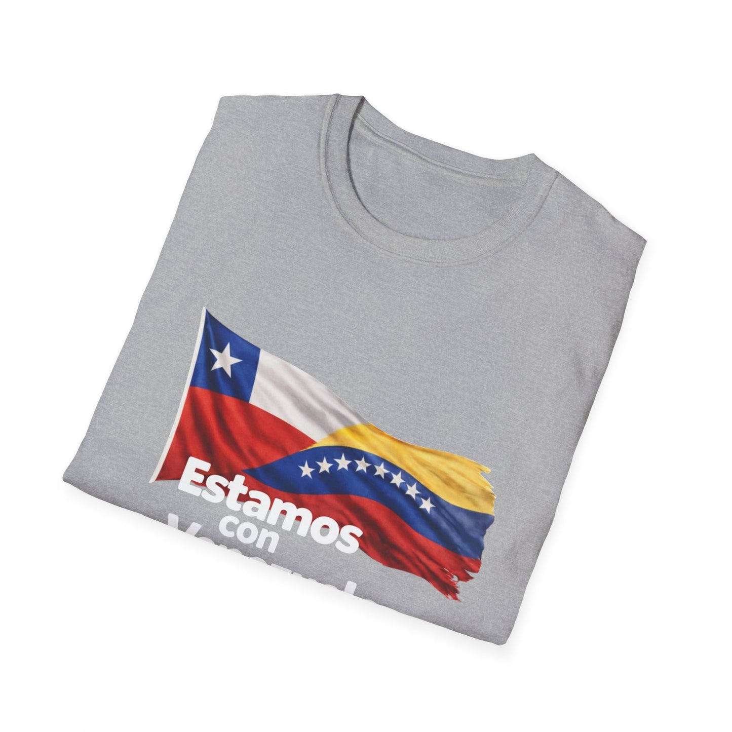 Chile Estamos con Venezuela T-Shirt | Venezuelan Flag Support Tee