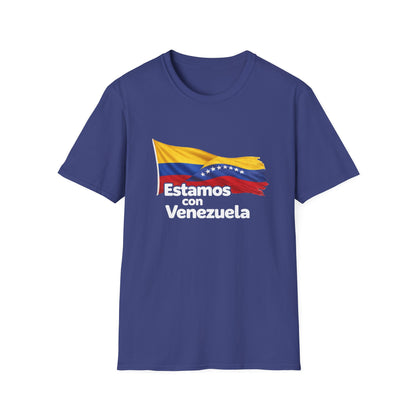Colombia Estamos con Venezuela T-Shirt | Venezuelan Flag, Patriotic Shirt