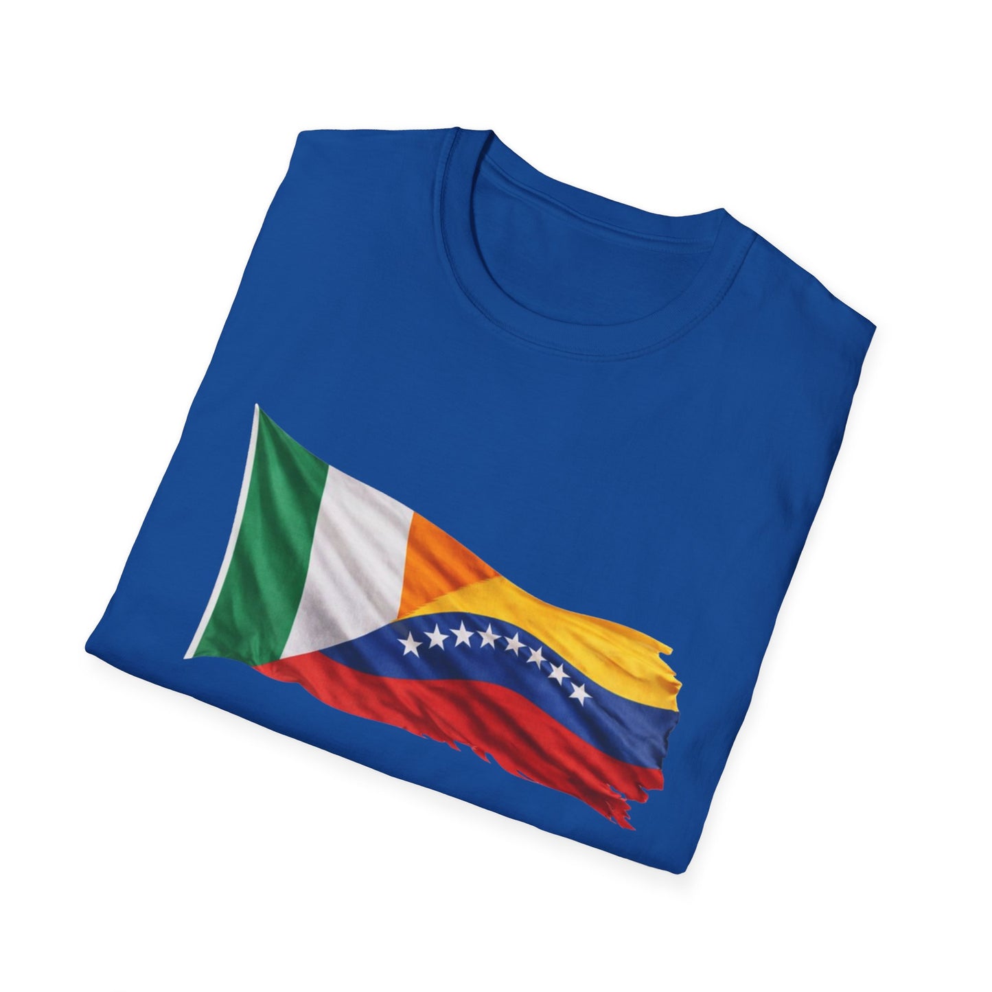 Venezuela Ireland Flag Mashup T-Shirt — Dual Heritage Pride Tee