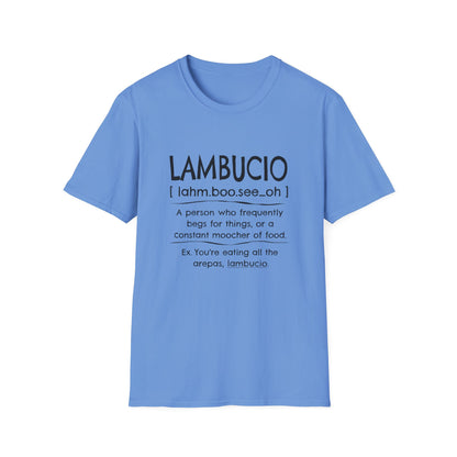Lambucio definition T-Shirt | Funny Foodie Phrase Tee