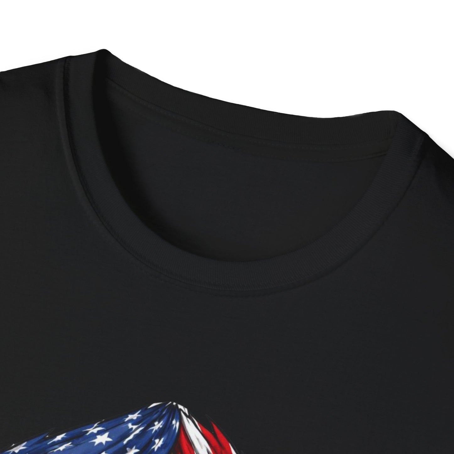Venezuelan Flag Reveal T-Shirt | USA Flag Ripped Chest Design