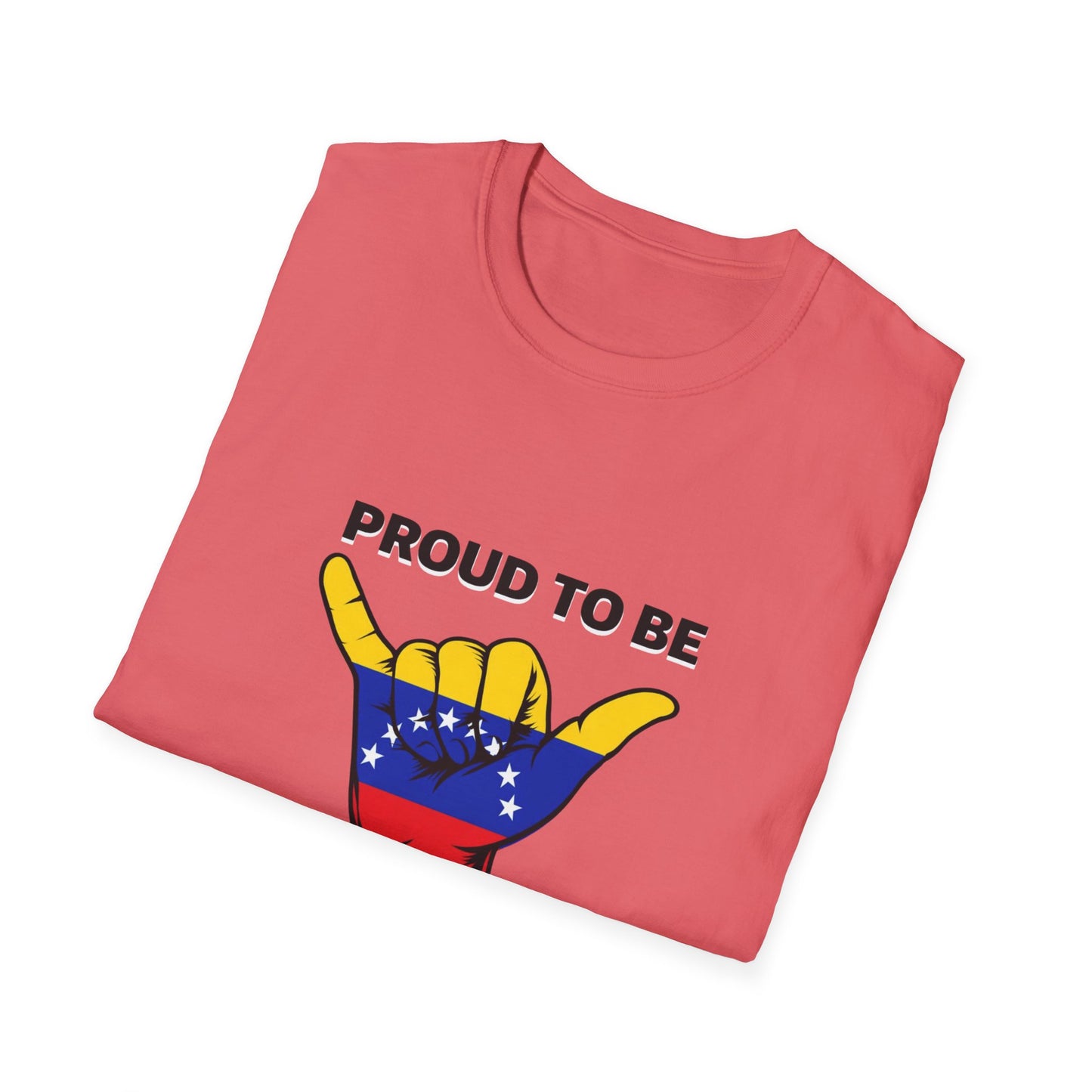 Proud to be Venezuelan T-Shirt | Venezuela Flag Shaka Graphic