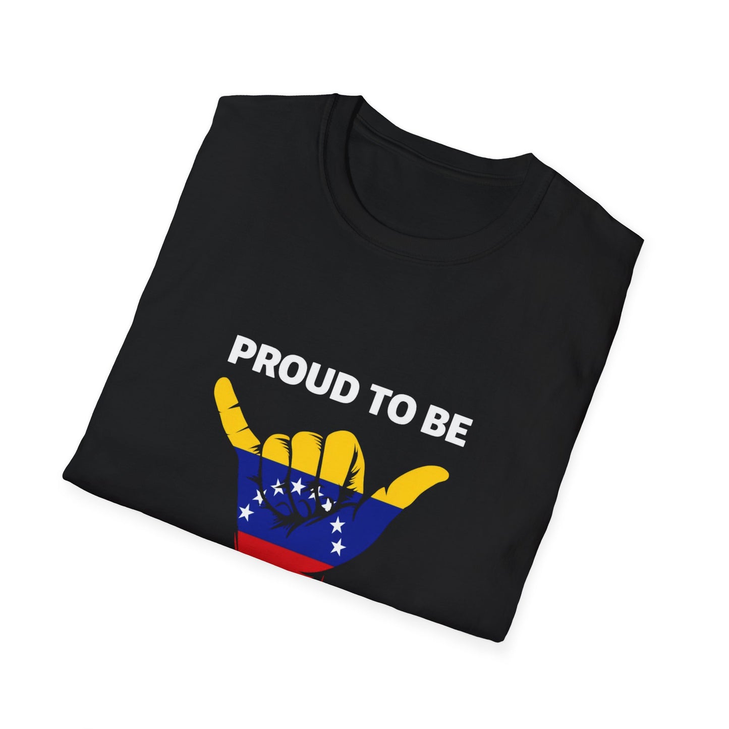 Proud to be Venezuelan T-Shirt | Venezuela Flag Shaka Graphic