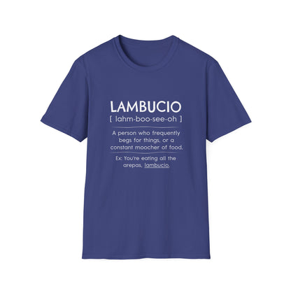 Lambucio definition T-Shirt | Funny Foodie Phrase Tee
