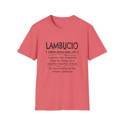 Lambucio definition T-Shirt | Funny Foodie Phrase Tee