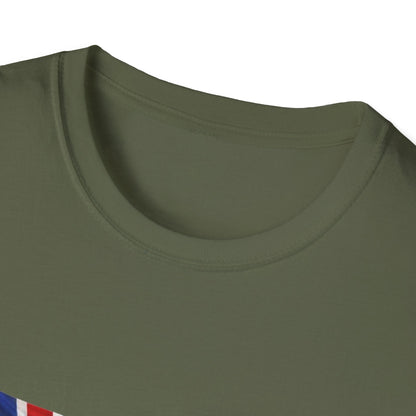 Venezuelan-British Flag T-Shirt — Dual Heritage Waving Flag Tee