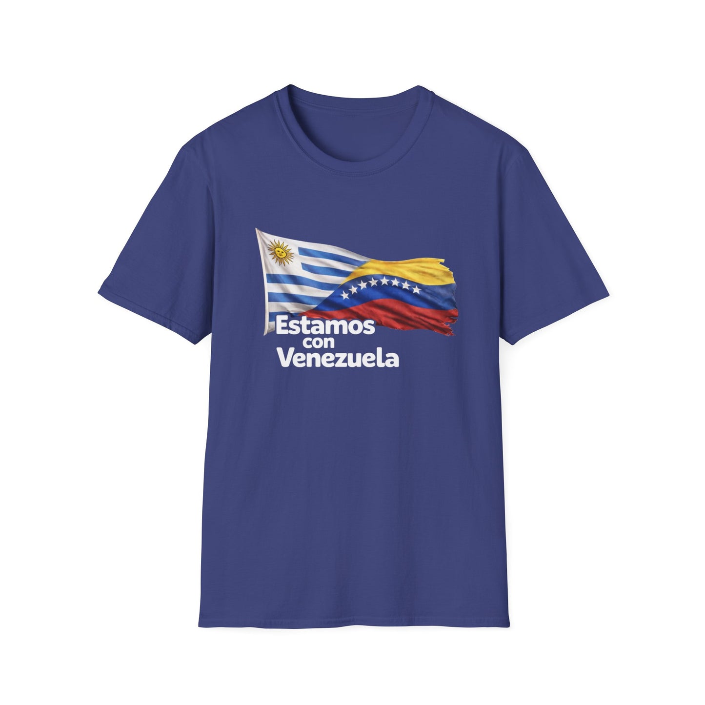Uruguay Estamos con Venezuela T-Shirt | Venezuelan flag design, solidarity tee