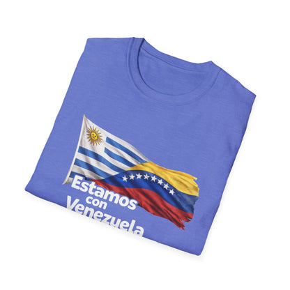 Uruguay Estamos con Venezuela T-Shirt | Venezuelan flag design, solidarity tee