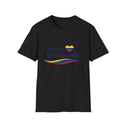 Made in Venezuela T-Shirt | Venezuela Flag Heart, Venezuelan Pride
