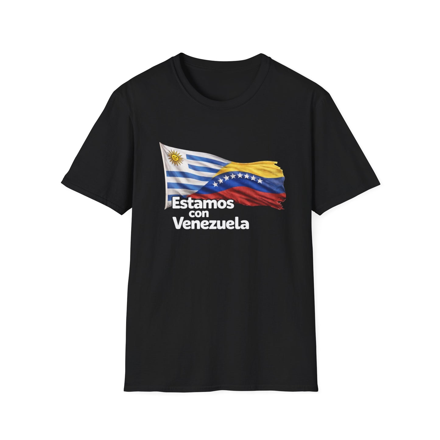 Uruguay Estamos con Venezuela T-Shirt | Venezuelan flag design, solidarity tee
