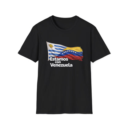 Uruguay Estamos con Venezuela T-Shirt | Venezuelan flag design, solidarity tee