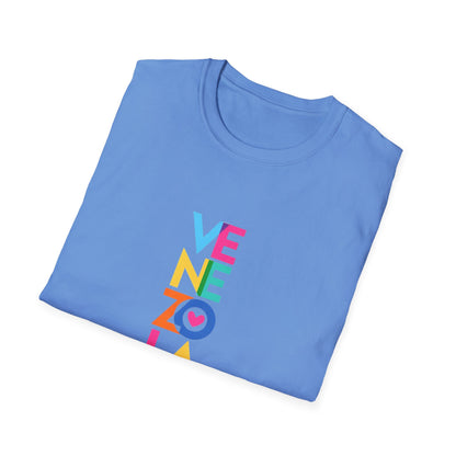 Venezolana Vertical Color Block T-Shirt | Venezuela Pride
