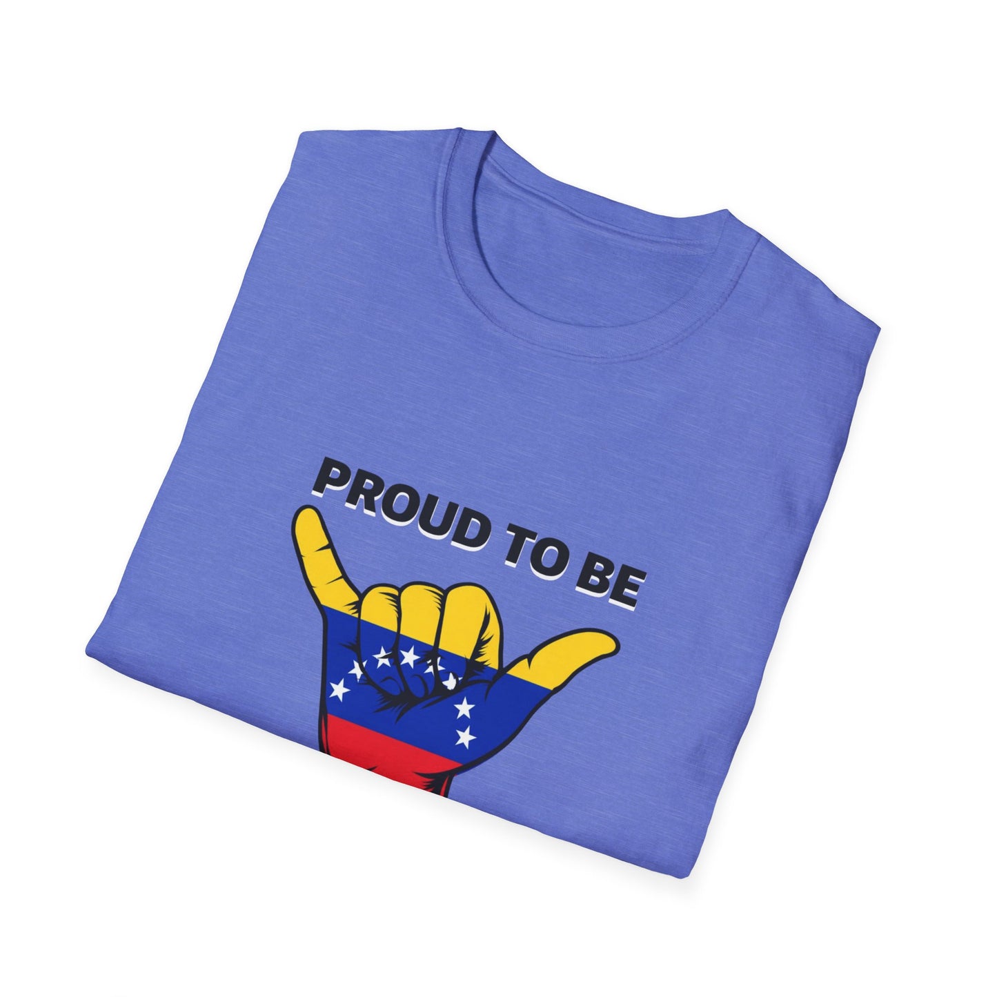 Proud to be Venezuelan T-Shirt | Venezuela Flag Shaka Graphic