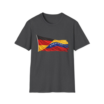 Venezuela Germany Flag Wave T-Shirt
