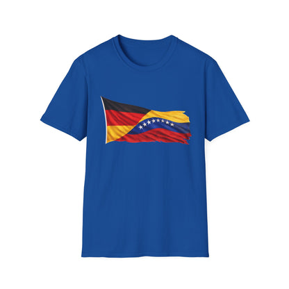 Venezuela Germany Flag Wave T-Shirt