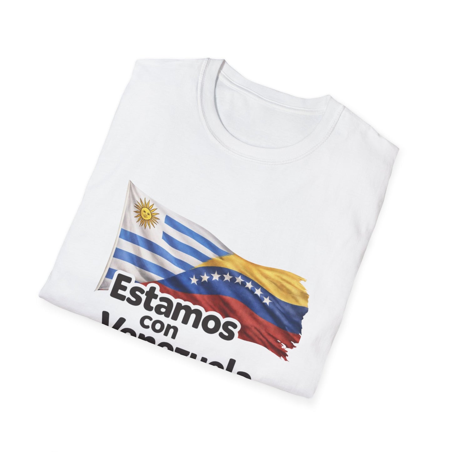 Uruguay Estamos con Venezuela T-Shirt | Venezuelan flag design, solidarity tee
