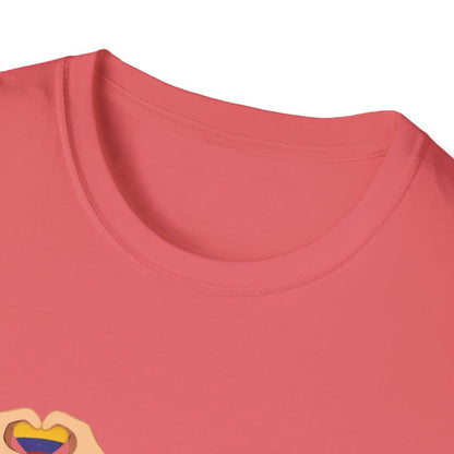 Estamos Contigo Venezuela T-Shirt | Heart Hands, Spanish Support Tee