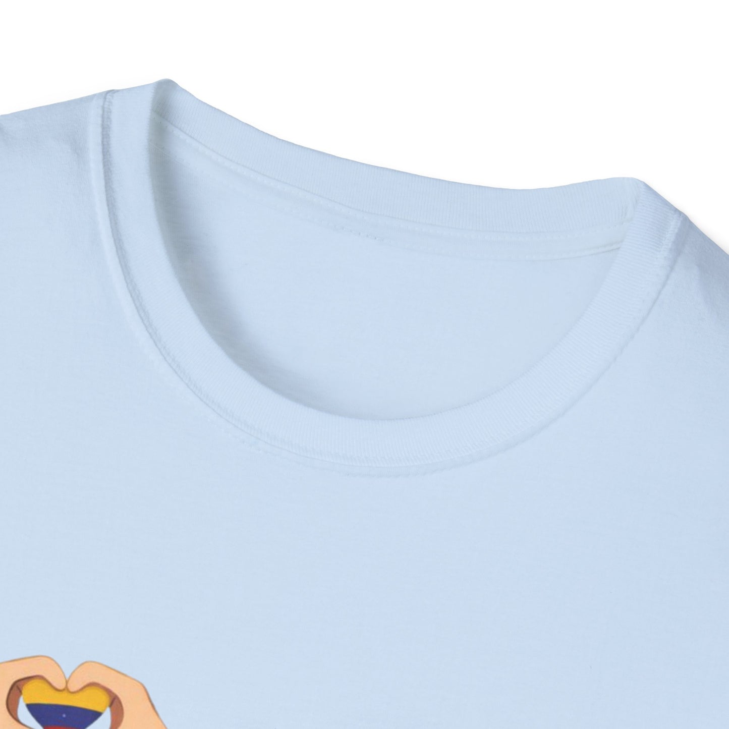 We're with you Venezuela T-Shirt | Heart Hands, Support, Venezuelan Colors