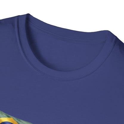 Brazil Estamos com a Venezuela T-Shirt | Waving Venezuela Flag Design