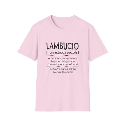 Lambucio definition T-Shirt | Funny Foodie Phrase Tee