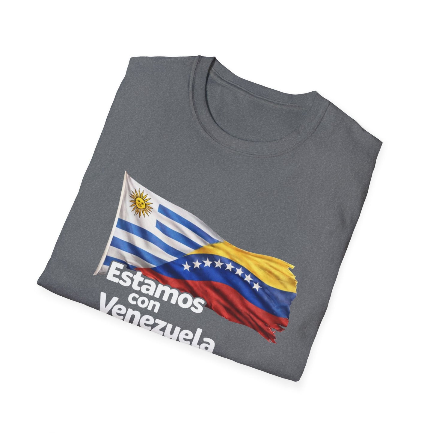 Uruguay Estamos con Venezuela T-Shirt | Venezuelan flag design, solidarity tee