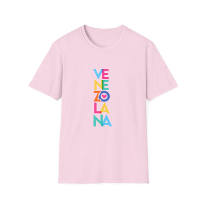 Venezolana Vertical Color Block T-Shirt | Venezuela Pride