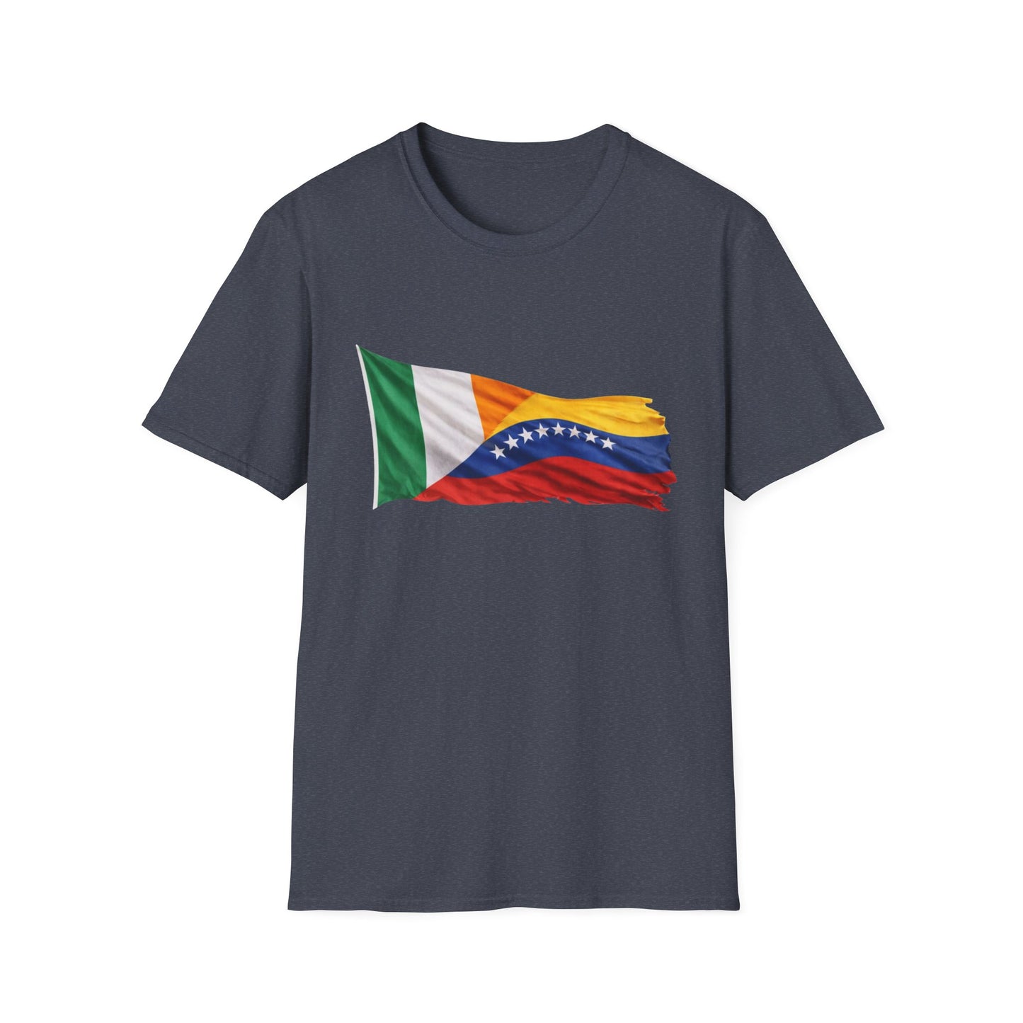 Venezuela Ireland Flag Mashup T-Shirt — Dual Heritage Pride Tee